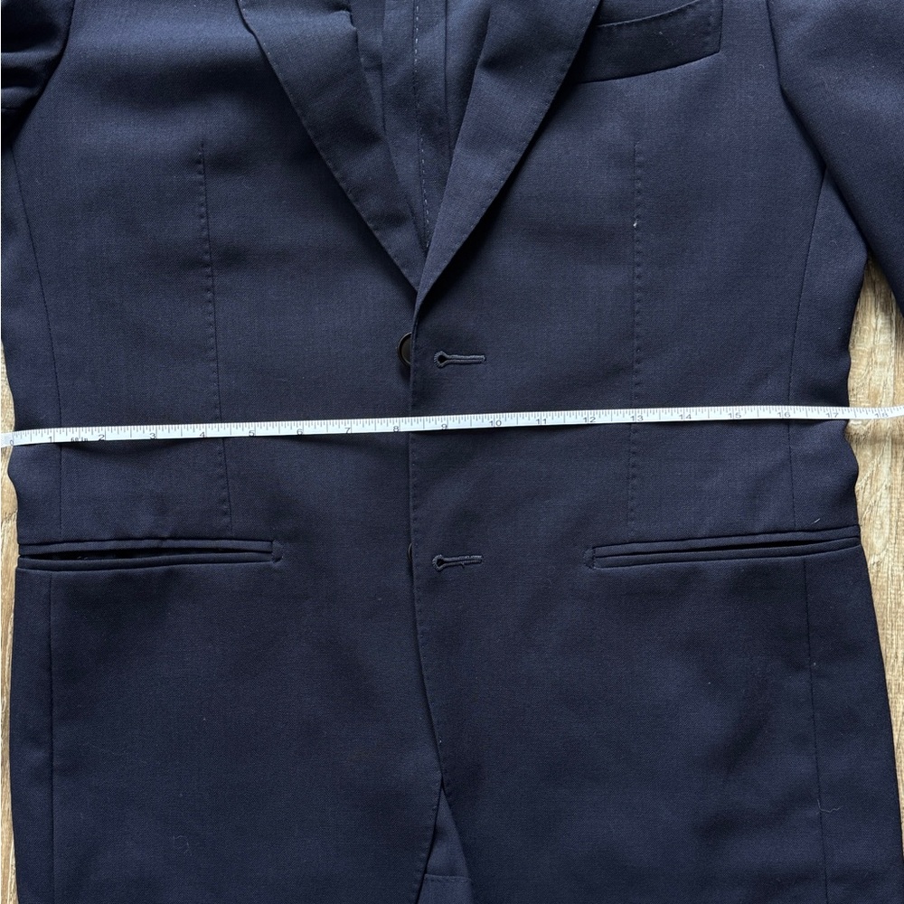 Suit Supply Navy Wool Two-Button Blazer - Picture 11 of 12